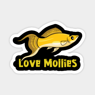 Molly Fish Lover Magnet