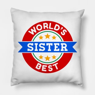 World's Best Sister Pillow