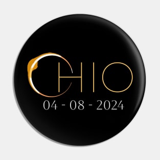 Solar Eclipse 2024 State Ohio Total Solar Eclipse Pin