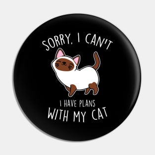 Siamese Cat Plans Pin