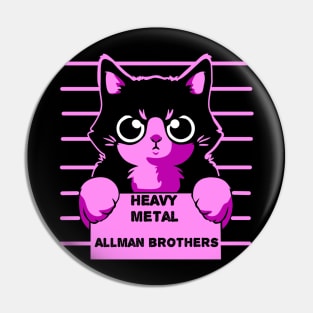 Allman brothers cats Pin