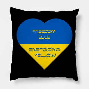 With Ukraine in my heart Pillow