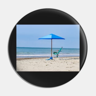 Beach umbrella and chair Pin