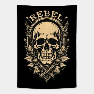 Rebel Skull Tapestry