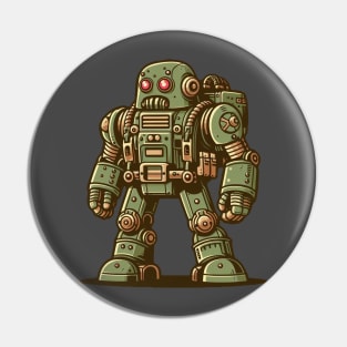 Worl War 2 tank Robot Pin