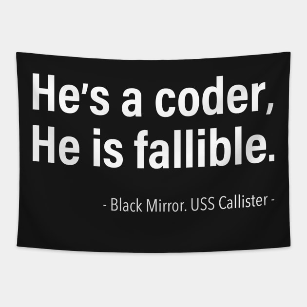 Black Mirror - USS Callister - Coder Tapestry by ByVili