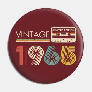 Vintage 1965 Limited Edition Cassette Pin