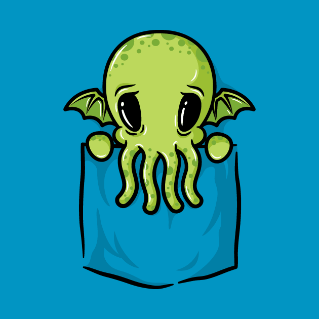 Pocket Cthulhu by mikehandyart