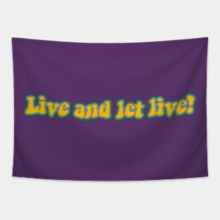 60s Live and let Live Tapestry