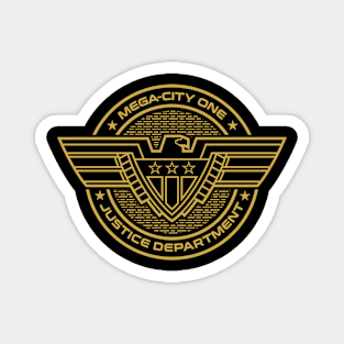 Mega-City One Justice Department Seal Magnet