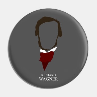 Richard Wagner - Minimalist Portrait Pin