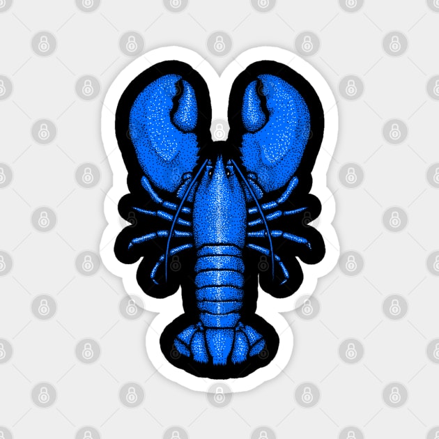 Giant Blue Lobster Magnet by GAz