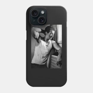 Miles Teller hot black and white Phone Case