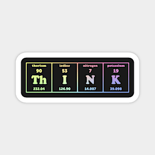 Periodic Table Think | Chemistry Magnet