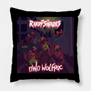 THE RANDY SAVAGES NWO WOLFPAC ALBUM COVER Claire McKinney Art Pillow