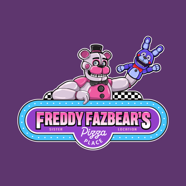 FNAF Funtime Freddy movie sign by halegrafx