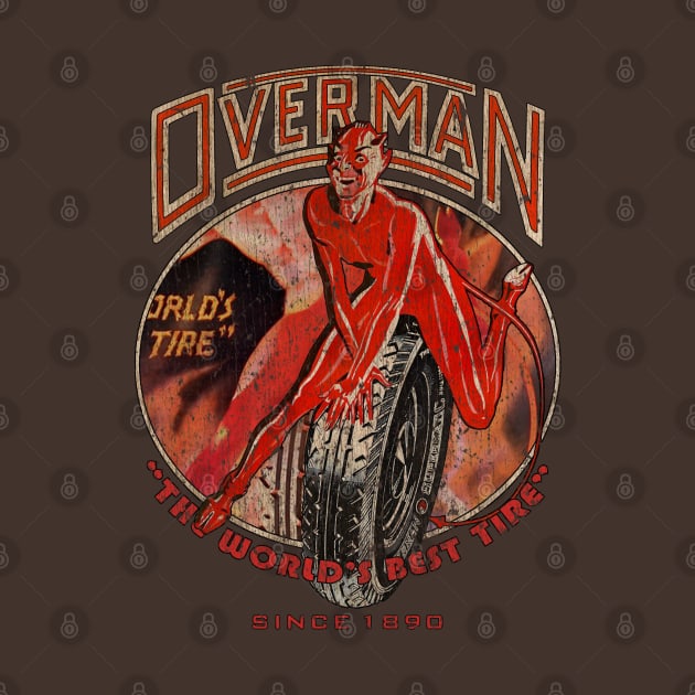 Overman Tires 1890 Vintage by Jazz In The Gardens