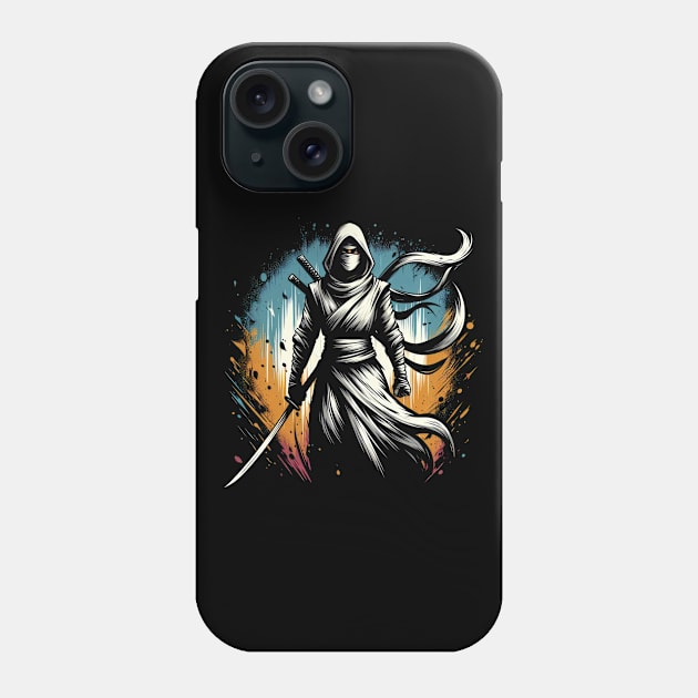 White Shinobi Phone Case by Genbu