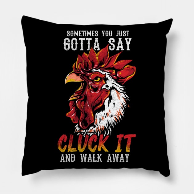 Cluck It Pillow by Psitta