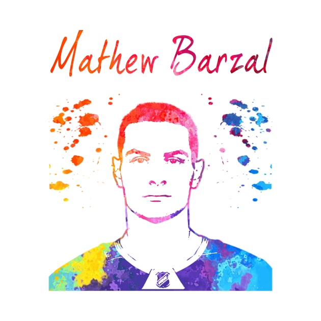 Mathew Barzal by Moreno Art