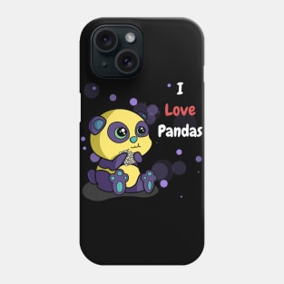 I Love Pandas | Python Dusk White Phone Case