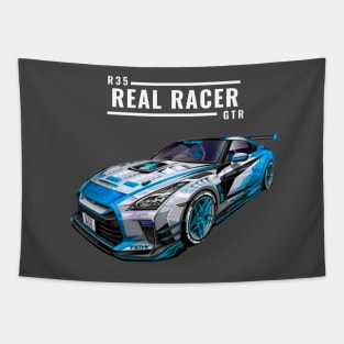 Real racer r35 gtr Tapestry