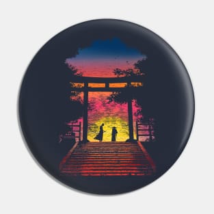 Samurai Battle Pin