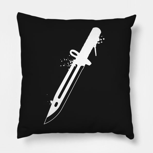 Bayonet Knife CSGO Gaming Pillow by turbopower