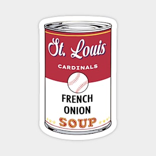 St Louis Cardinals Soup Can Magnet