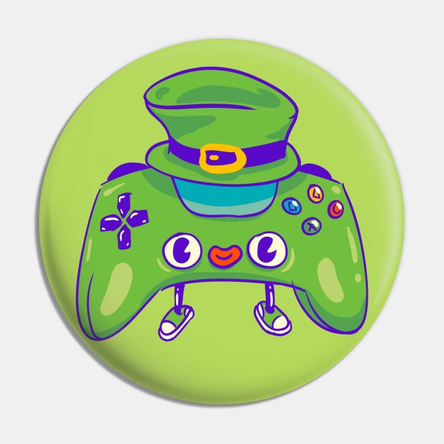 St Patricks day Gaming Controller Pin by anycolordesigns