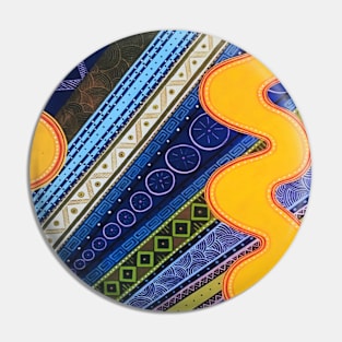 An Intricate Pattern Doodle Painting Pin