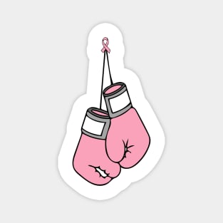 Pink Boxing Gloves Magnet