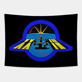 Black Panther Art - NASA Space Badge 80 Tapestry