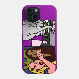 Woman Yelling at Cat Meme with an Elephant Phone Case