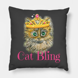 Cat Bling Pillow