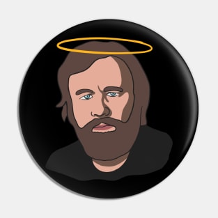 Slavoj Zizek With A Halo (Angel) Pin