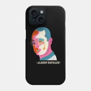 Albert Hofmann Portrait- Trip Style - colorful illustration Phone Case