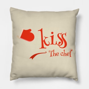kiss the chef Pillow