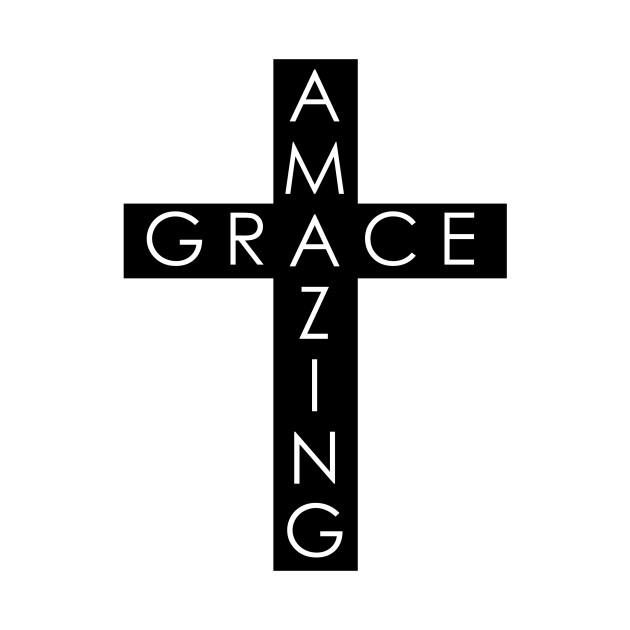 Amazing Grace Cross - God - Kids T-Shirt | TeePublic