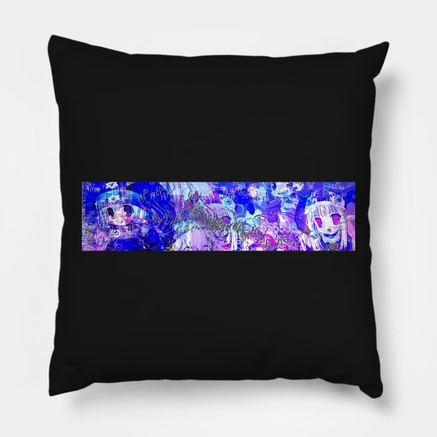 DIGITAL☆GLITCH Pillow by PC98