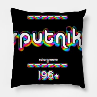 Sputnik 1960 ColorGroove Retro-Rainbow-Tube nostalgia (wf) Pillow