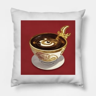 Coffee Vintage Since Art Artsy French Press Beans Pillow