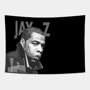 Jay Z Grey Design Tapestry