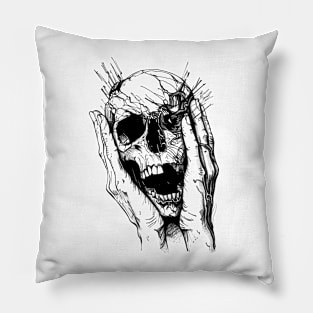 Desperate Skull Pillow