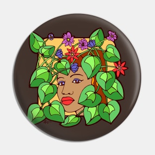 Tangled Ivy Flower Girl Pin