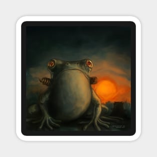 Larman Clamor - "Frogs" Magnet