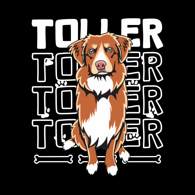 Toller Stand Nova Scotia Duck Tolling Retriever by welovetollers