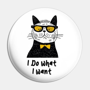 Sassy Cat Swagger - Funny cat Pin