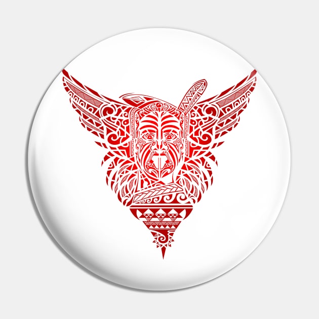 Maori Face Pin by ZodiaCult