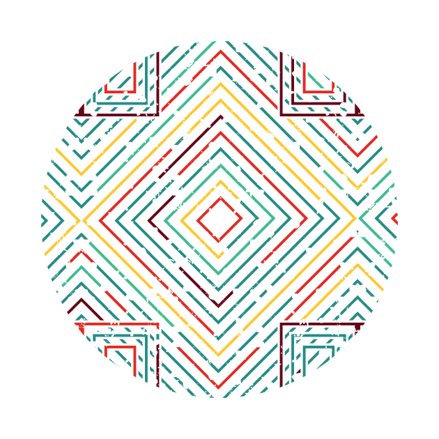 colorful abstract geometric illustration by meisuseno